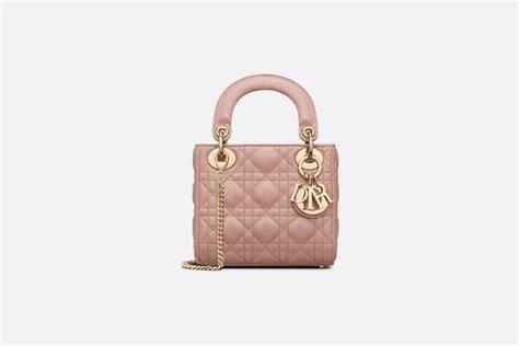 mini lady dior bianca|lady dior cannage bag.